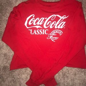 Cropped Coca-Cola long sleeve shirt